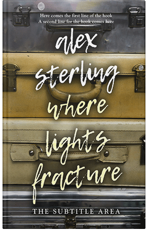 Premade Book Cover Tobacco Brown