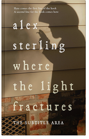 Premade Book Cover Metallic Bronze