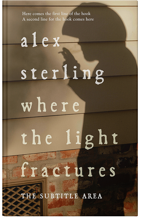 Front view of Premade Mystery & Thriller & Suspense Book Cover - Metallic Bronze #36511 | BookCoverZone*