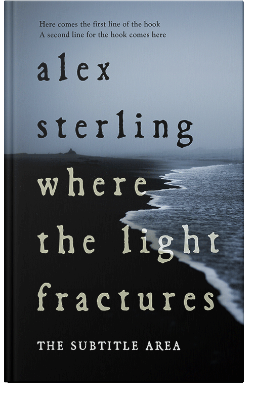 Front view of Premade Mystery & Thriller & Suspense Book Cover - Gull Gray