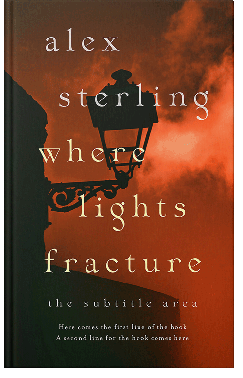 Front view of Premade Horror Book Cover - Kenyan Copper