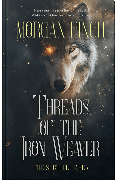 Front view of Premade Fantasy Book Cover - Woodsmoke