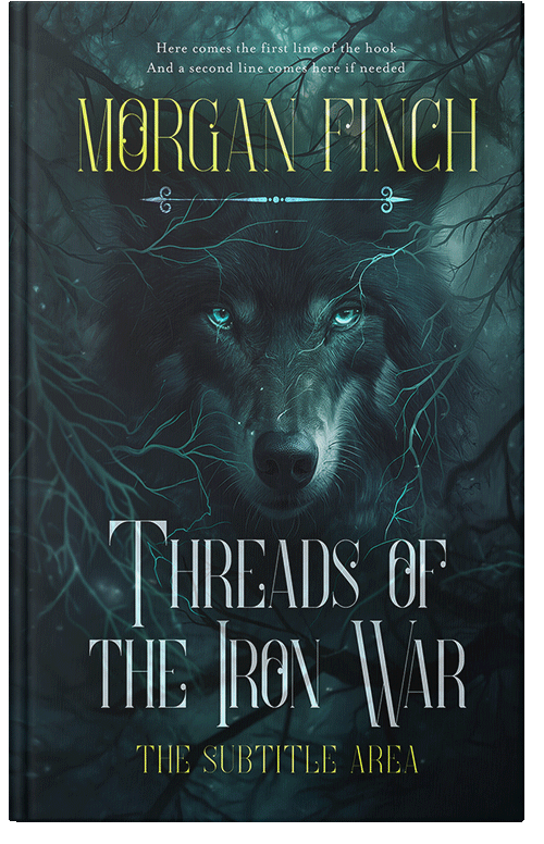 Front view of Premade Paranormal & Urban Book Cover - Timber Green