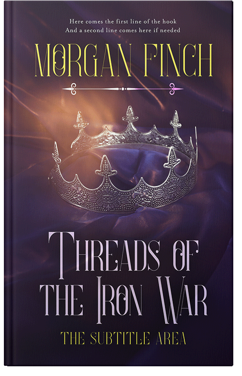 Front view of Premade Fantasy Book Cover - Revolver