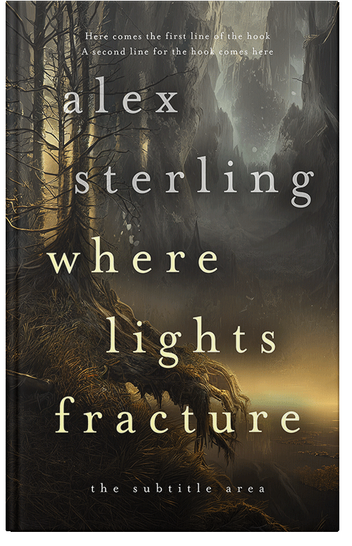 Front view of Premade Fantasy Book Cover - Birch