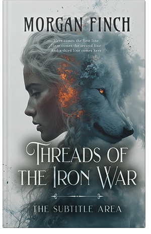 Premade Book Cover Limed Spruce