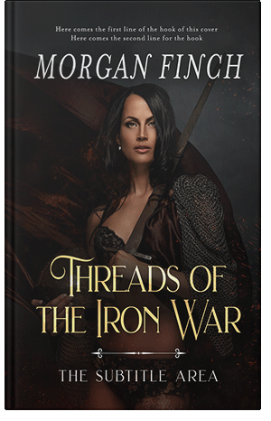 Premade Book Cover Cocoa Brown