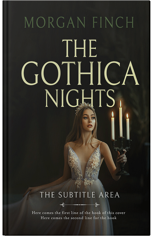 Front view of Premade Paranormal & Urban Book Cover - Rangoon Green