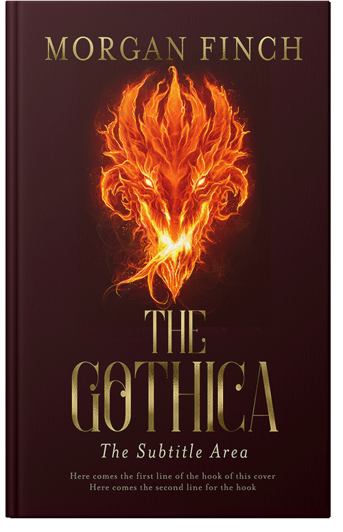 Front view of Premade Fantasy Book Cover - Rebel