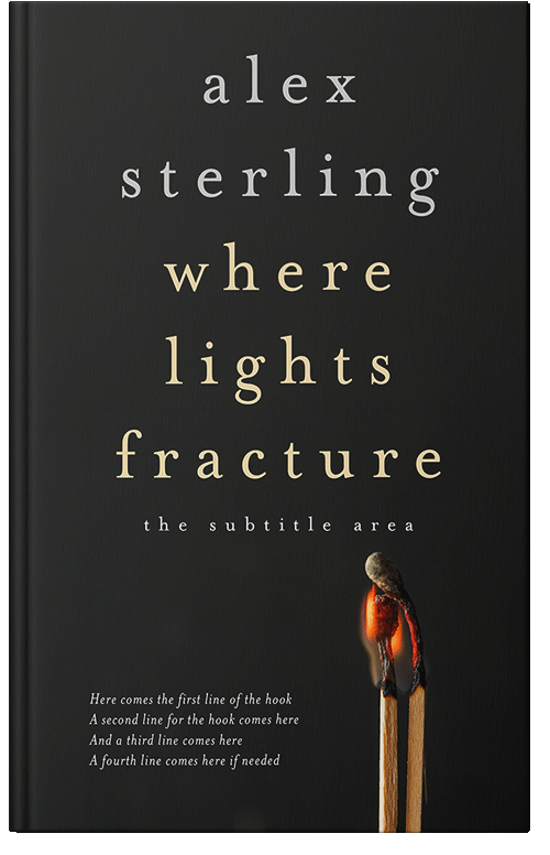 Front view of Premade Mystery & Thriller & Suspense Book Cover - Log Cabin #36563 | BookCoverZone