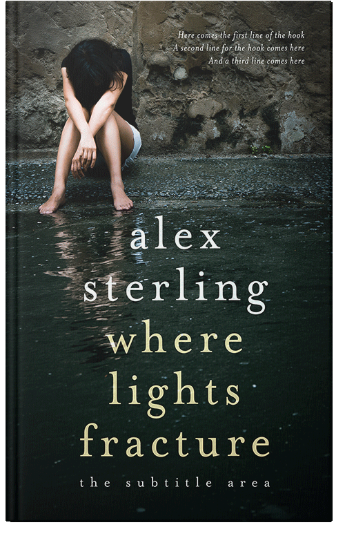 Front view of Premade Literary Fiction Book Cover - Racing Green