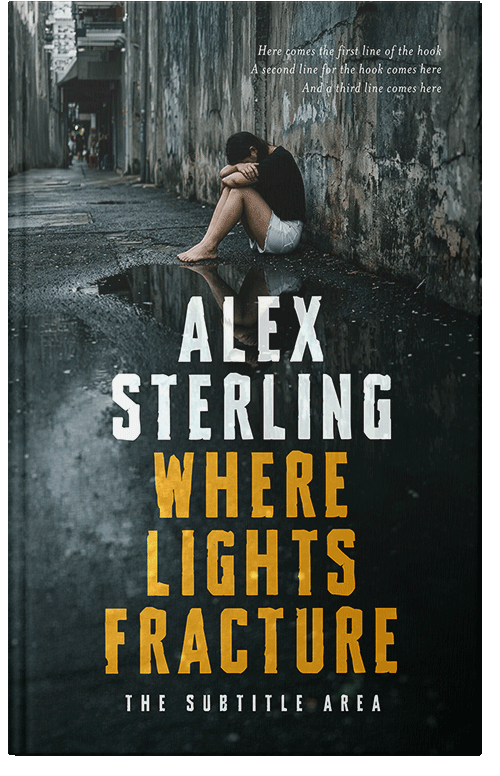 Front view of Premade Mystery & Thriller & Suspense Book Cover - Outer Space #36567 | BookCoverZone