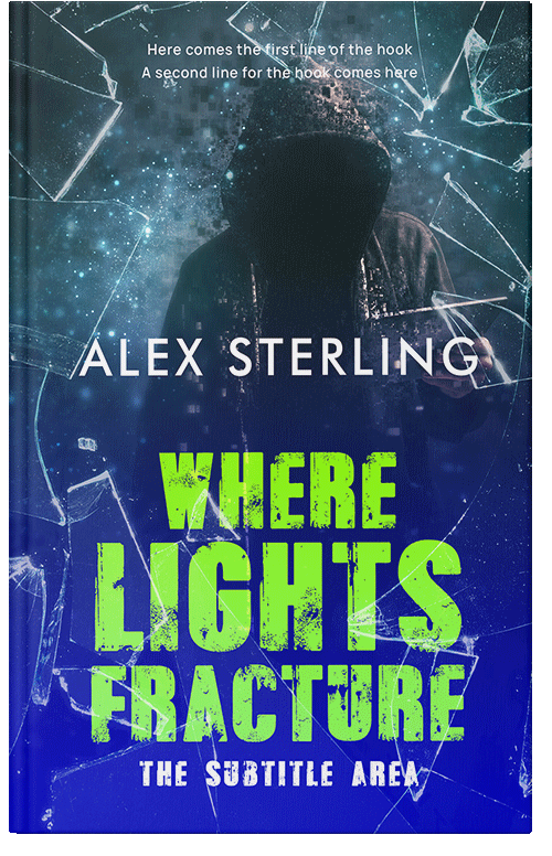 Front view of Premade Science Fiction Book Cover - Nile Blue