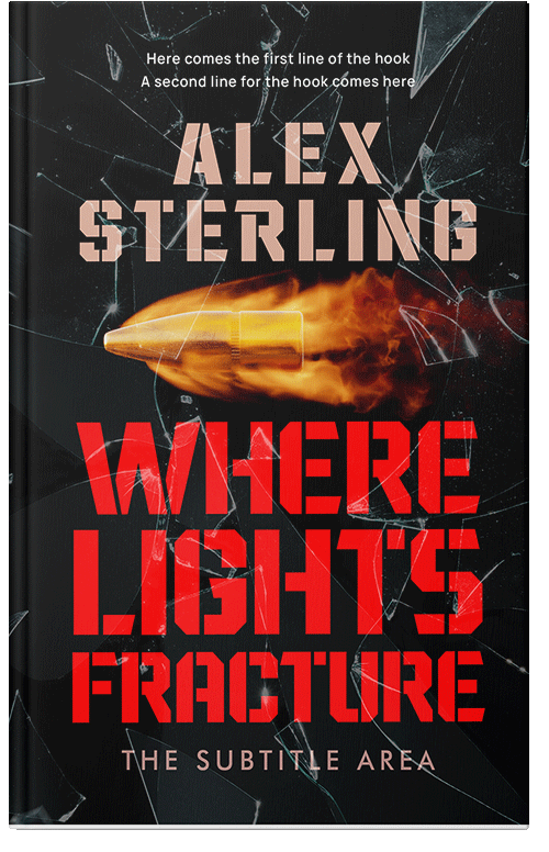 Front view of Premade Mystery & Thriller & Suspense Book Cover - Cod Gray #36575 | BookCoverZone