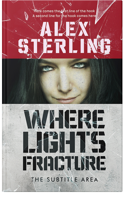 Front view of Premade Mystery & Thriller & Suspense Book Cover - Outer Space #36585 | BookCoverZone