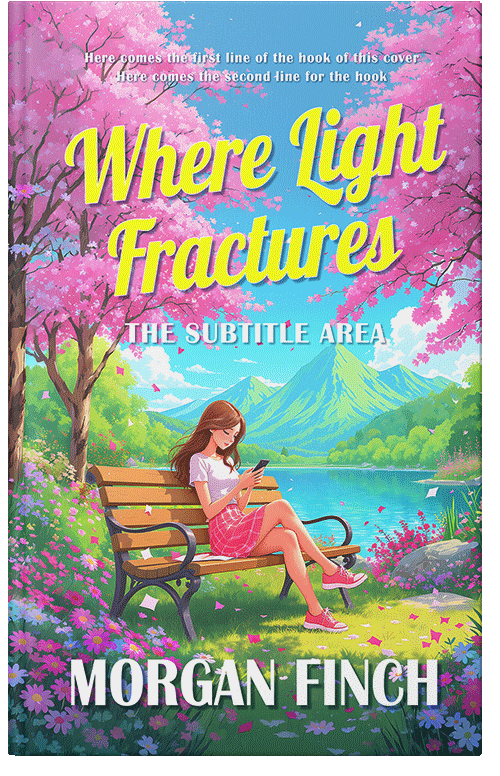 Front view of Premade Romance Book Cover - Blossom
