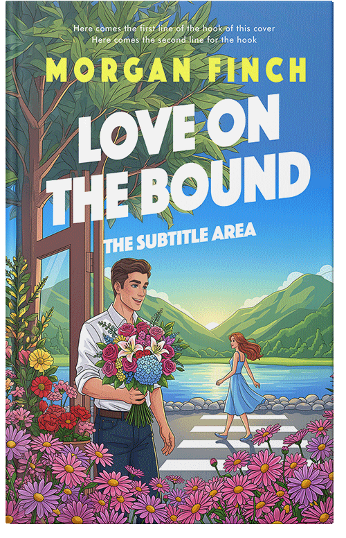 Front view of Premade Romance Book Cover - Hoki