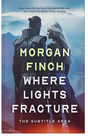 Premade Book Cover Blackcurrant