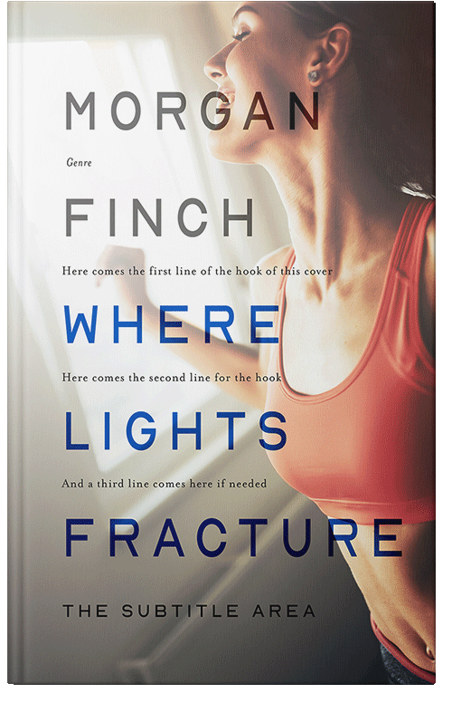 Front view of Premade Sports & Fitness Book Cover - Quicksand #36625 | BookCoverZone