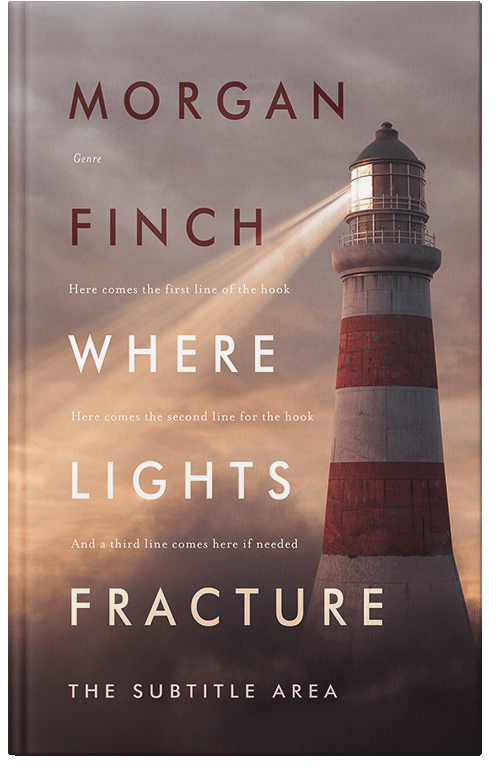 Front view of Premade Nature Book Cover - Pharlap #36632 | BookCoverZone*