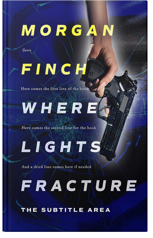 Front view of Premade Mystery & Thriller & Suspense Book Cover - Black #36636 | BookCoverZone