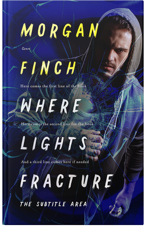 Front view of Premade Mystery & Thriller & Suspense Book Cover - Ebony #36637 | BookCoverZone