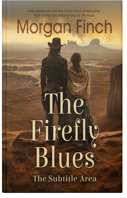 Front view of Premade Western Book Cover - Pickled Bean #36693 | BookCoverZone
