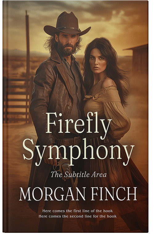 Front view of Premade Western Book Cover - Cedar #36703 | BookCoverZone