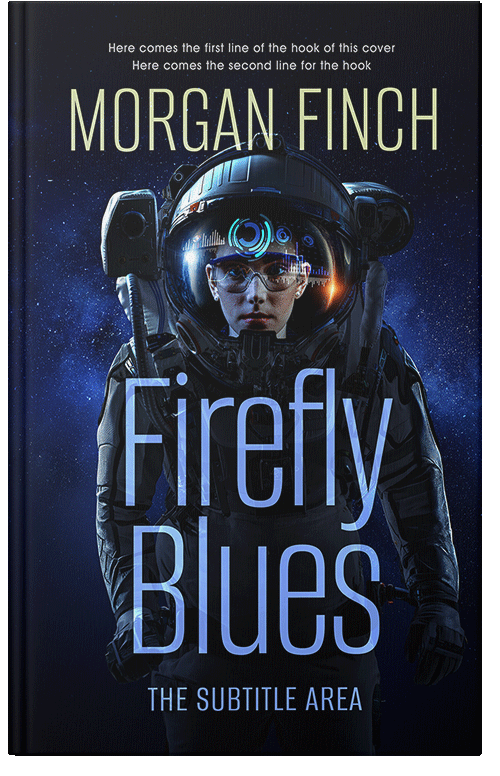 Front view of Premade Science Fiction Book Cover - Ebony #36719 | BookCoverZone*