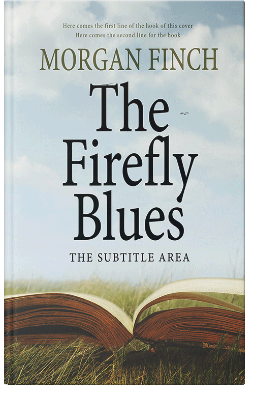 Front view of Premade Poetry Book Cover - Geyser #36746 | BookCoverZone