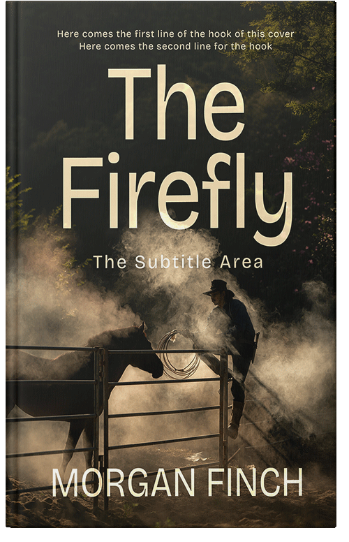 Front view of Premade Western Book Cover - Sorrell Brown #36757 | BookCoverZone*
