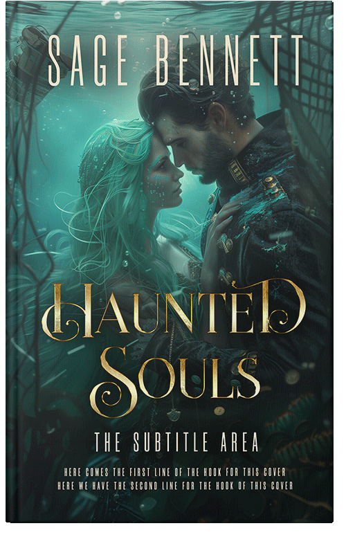 Front view of Premade Fantasy Book Cover - Timber Green #36772 | BookCoverZone