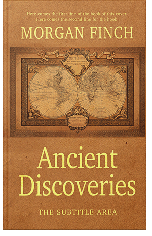 Premade Book Cover Copper