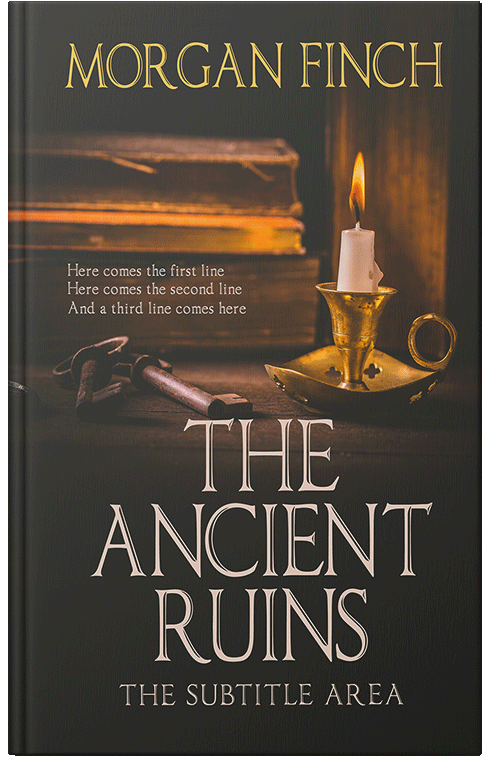 Front view of Premade Historical Book Cover - Birch #36813 | BookCoverZone*