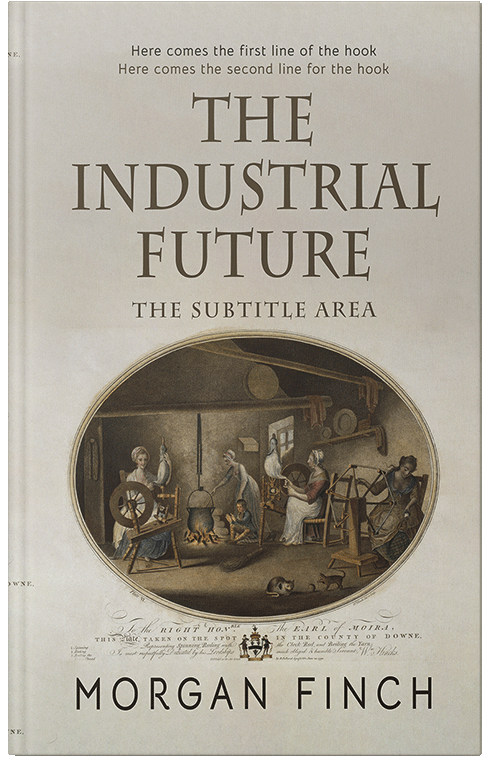 Front view of Premade History Book Cover - Swirl #36824 | BookCoverZone*