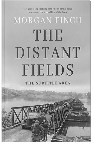 Premade Book Cover Silver