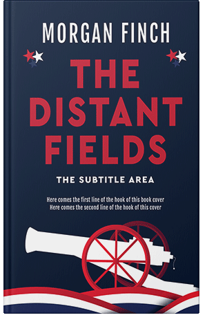Premade Book Cover Brick Red