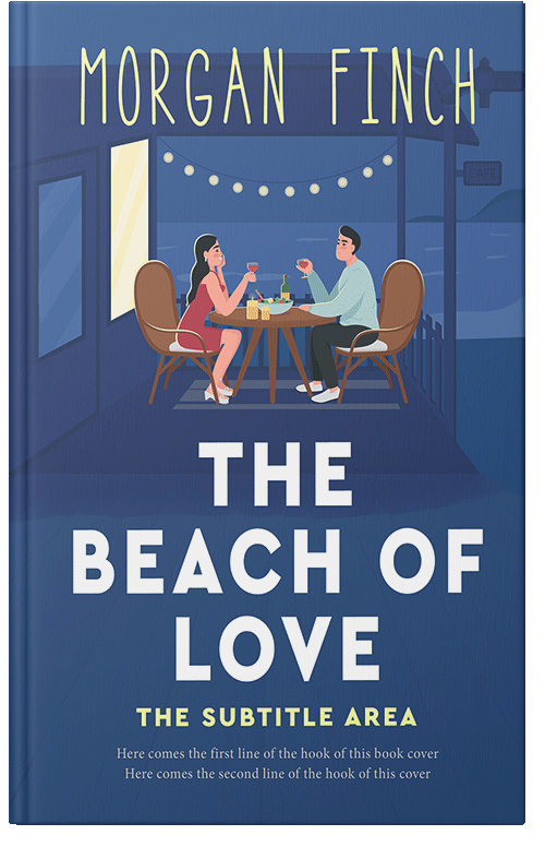 Front view of Premade Romance Book Cover - Chambray #36852 | BookCoverZone*