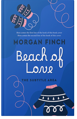 Premade Book Cover Denim