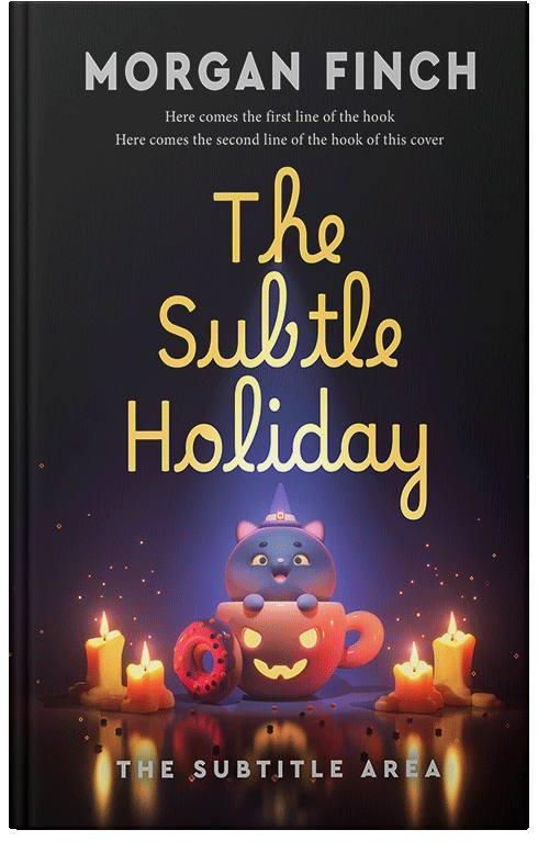 Front view of Premade Children's Book Cover - Whiskey #36875 | BookCoverZone*
