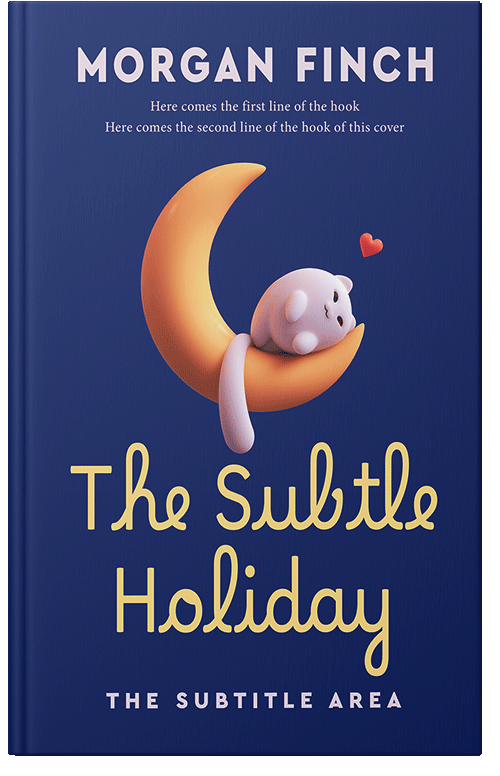 Front view of Premade Children's Book Cover - Lucky Point #36876 | BookCoverZone*