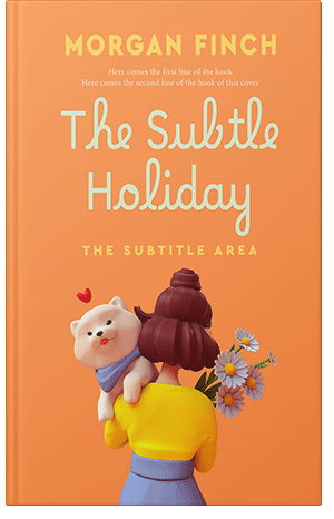 Premade Book Cover Tan Hide