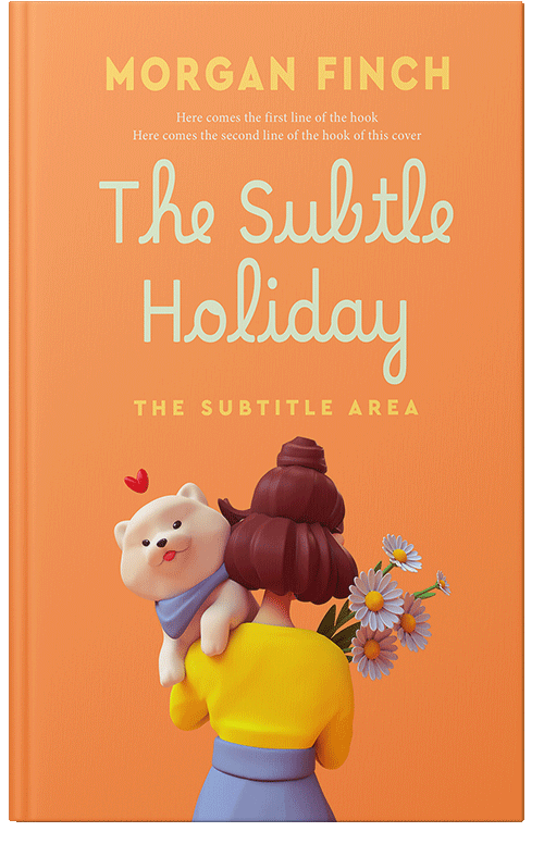 Front view of Premade Romance Book Cover - Tan Hide #36885 | BookCoverZone*