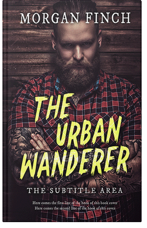 Premade Book Cover Cocoa Brown