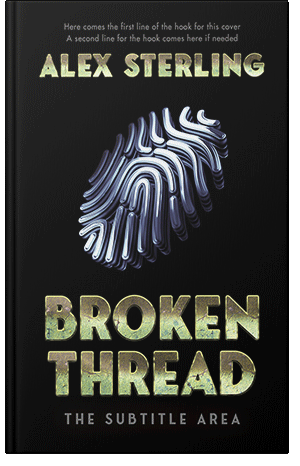 Premade Book Cover Thistle Green