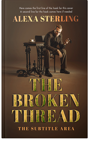 Premade Book Cover Metallic Bronze - ID 36957