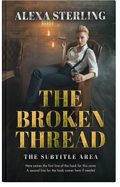 Front view of Premade Mystery & Thriller & Suspense Book Cover - Log Cabin #36959 | BookCoverZone