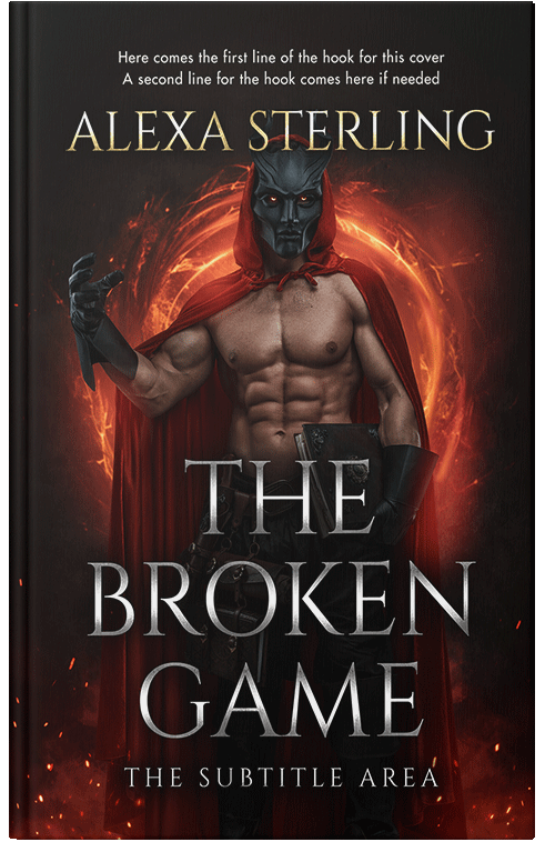 Front view of Premade Fantasy Book Cover - Asphalt #36973 | BookCoverZone*