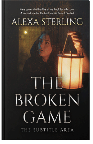 Premade Book Cover Tan - ID 36974