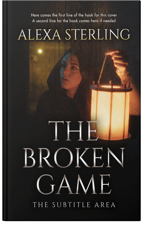 Front view of Premade Mystery & Thriller & Suspense Book Cover - Tan #36974 | BookCoverZone